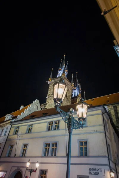 Прага Чехия Сентября 2019 Ancient Architecture Magnificent Prague — стоковое фото