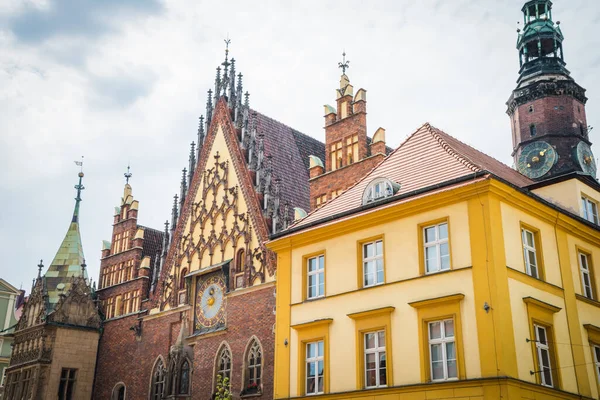 Wrocaw Polen Juni 2019 Het Mooie Pittoreske Centrum Van Wroclaw — Stockfoto