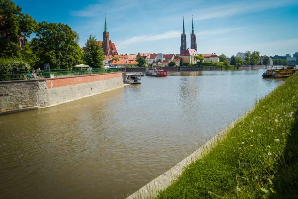 Wrocaw Polônia Junho 2019 Maravilhosa Arquitetura Igrejas Wroclaw — Fotografia de Stock