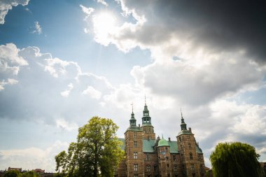 Kopenhag 'daki Güzel Rosenborg Kalesi