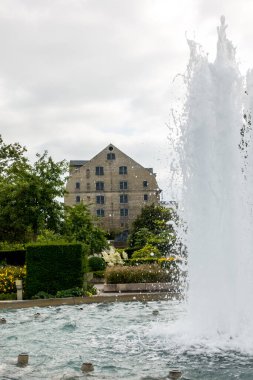 Kopenhag, Danimarka - 18 Temmuz 2019. Güzel Kopenhag mimarisi, Kopenhag 'da seyahat