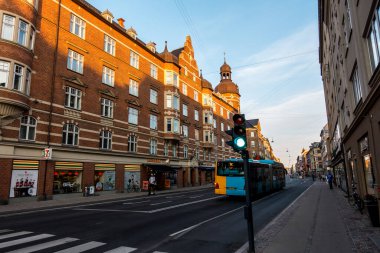 Kopenhag Şehri, Danimarka, İskandinavya. Güzel bir yaz günü