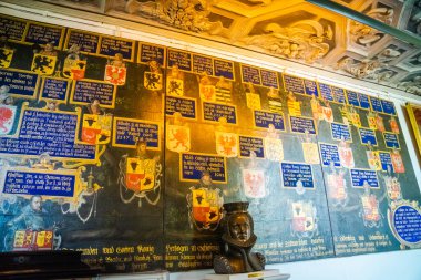 COPENHAGEN, DENMARK - July 24: Interior of Rosenborg Castle