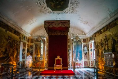 COPENHAGEN, DENMARK - July 24: Interior of Rosenborg Castle