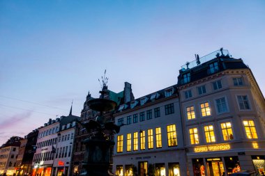 Kopenhag, Danimarka - 29 Temmuz 2019. Kopenhag Şehri, Danimarka, İskandinavya. Güzel bir yaz günü