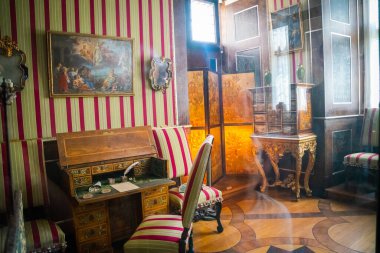 COPENHAGEN, DENMARK - July 24: Interior of Rosenborg Castle