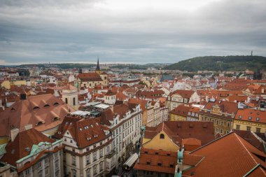 Prag, Çek Cumhuriyeti - 21 Eylül, Prag 'ın güzel sokakları ve mimarisi