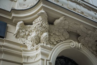 Güz Prag 'ın güzel sokakları ve mimarisi