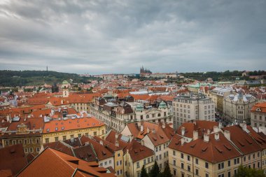Prag, Çek Cumhuriyeti - 21 Eylül, Prag 'ın güzel sokakları ve mimarisi