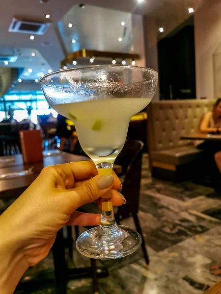 Cocktail Margarita Dans Beau Pub — Photo