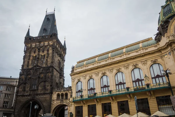 Prag Tschechische Republik September Schöne Straßen Und Architektur Des Herbstlichen — Stockfoto