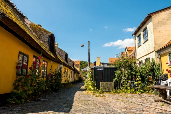 Kopenhag Danimarka Temmuz 2019 Resimli Bir Köydeki Güzel Danimarka Mimarisi — Stok fotoğraf