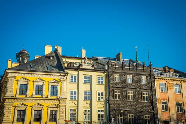 Lviv Oekraïne Januari 2019 Prachtige Winter Lviv Architectuur Straten — Stockfoto