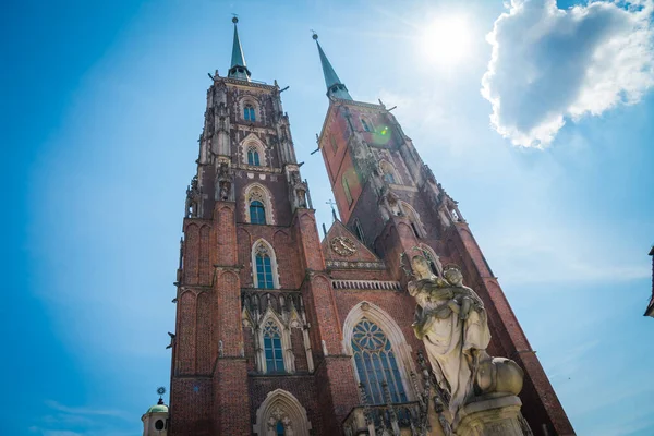 Wrocaw Polonia Junio 2019 Maravillosa Arquitectura Iglesias Wroclaw — Foto de Stock