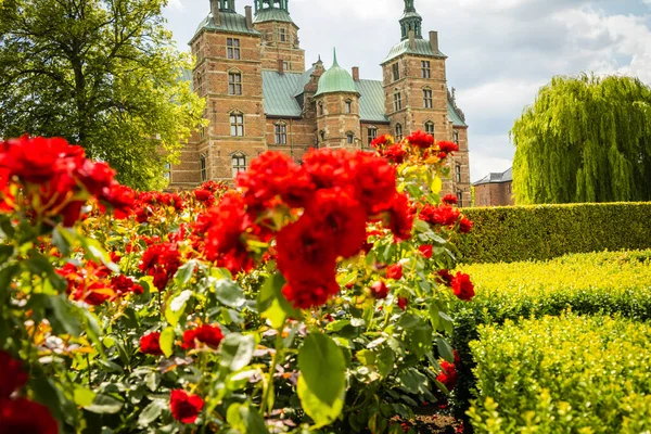 Kopenhag 'daki Güzel Rosenborg Kalesi