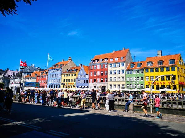 Copenhaga Dinamarca Julho 2019 Ruas Bonitas Copenhaga Fundo Viagem — Fotografia de Stock