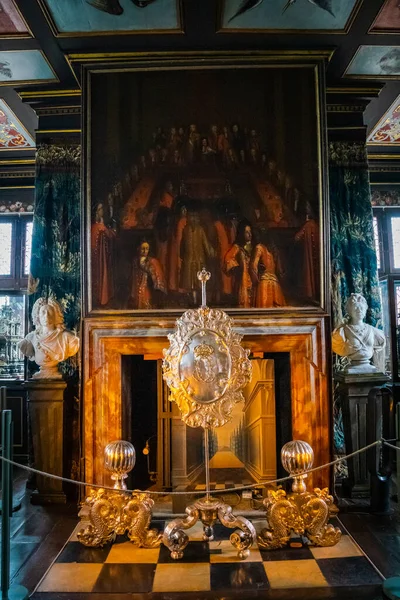 Belle Camere Del Castello Rosenborg Copenaghen — Foto Stock