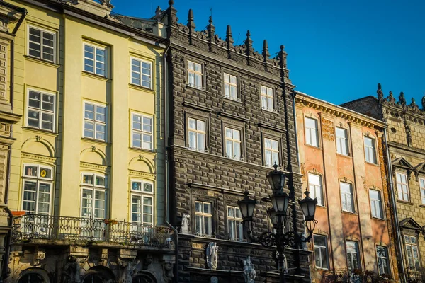Lviv Oekraïne Januari 2019 Prachtige Winter Lviv Architectuur Straten — Stockfoto