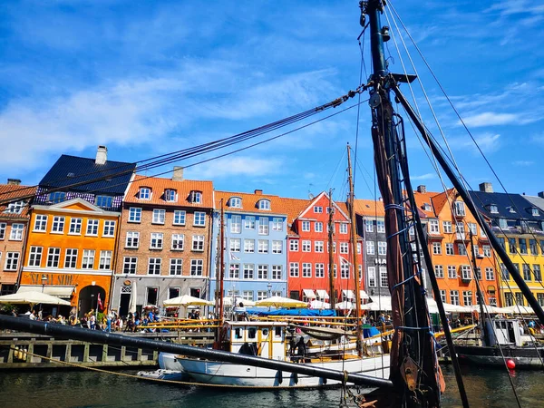 Copenhague Dinamarca Julio 2019 Hermosas Calles Copenhague Viajes Fondo — Foto de Stock