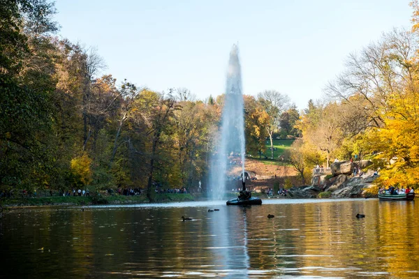 Hermoso Otoño Hermoso Parque Histórico — Foto de Stock