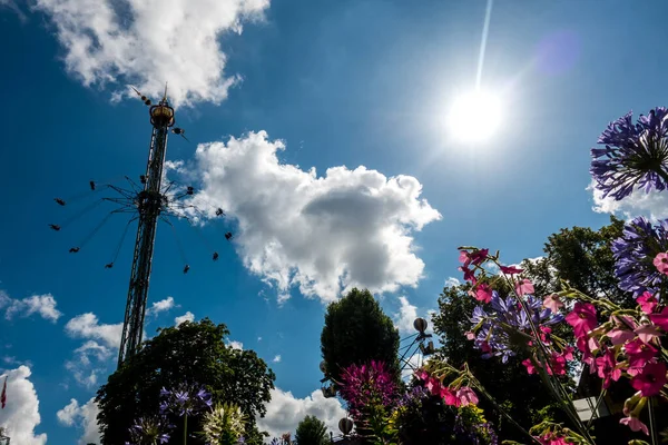 Kopenhag Danimarka Temmuz 2019 Kopenhag Daki Güzel Park Bahçe Çekim — Stok fotoğraf