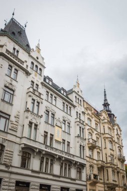 Prag, Çek Cumhuriyeti - 21 Eylül, Prag 'ın güzel sokakları ve mimarisi