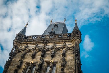 Prag, Çek Cumhuriyeti - 21 Eylül, Prag 'ın güzel sokakları ve mimarisi