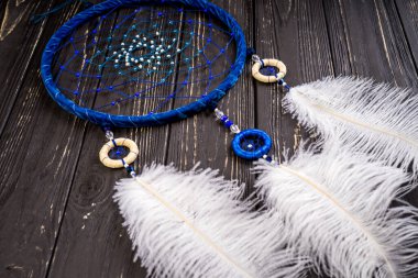 Ahşap sanat arka planında düş kapanı