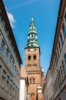 Kopenhag Şehri, Danimarka, İskandinavya. Güzel bir yaz günü