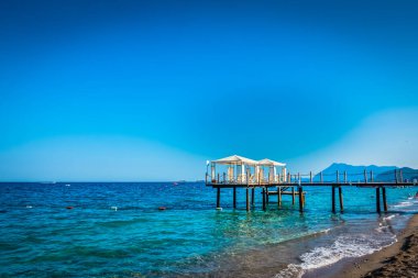 Tatil beldesinde muhteşem sahil