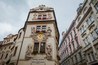 Prag, Çek Cumhuriyeti - 21 Eylül, Prag 'ın güzel sokakları ve mimarisi