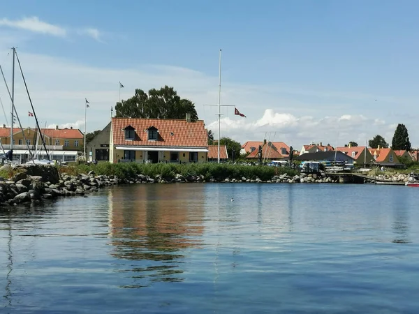 Krásná Mořská Vesnice Dánsku — Stock fotografie
