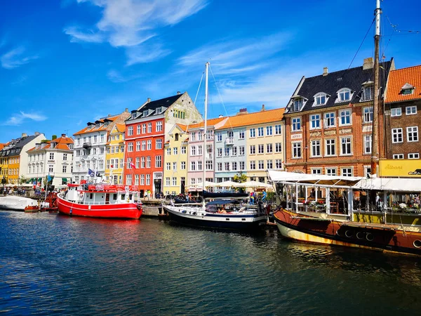 Copenhague Dinamarca Julio 2019 Hermosas Calles Copenhague Viajes Fondo — Foto de Stock