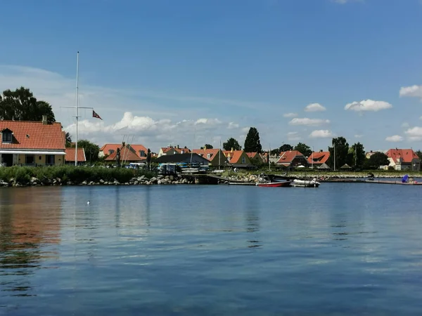 Krásná Mořská Vesnice Dánsku — Stock fotografie