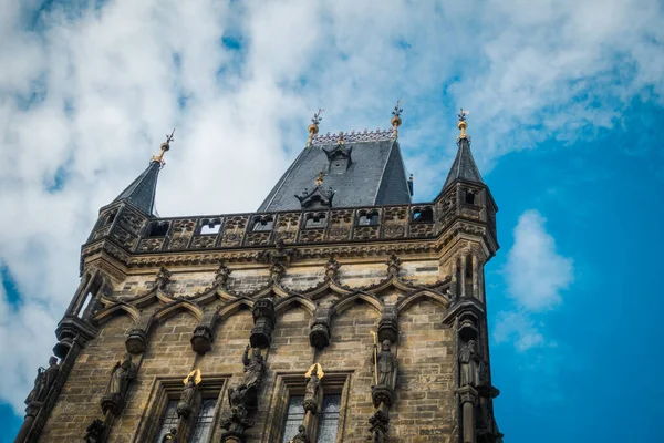 Prag Çek Cumhuriyeti Eylül Prag Güzel Sokakları Mimarisi — Stok fotoğraf