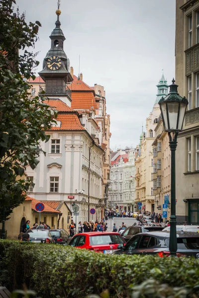 Prag Tjeckien September Vackra Gator Och Arkitektur Höst Prag — Stockfoto