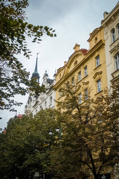 Prachtige Straten Architectuur Van Herfst Praag — Stockfoto