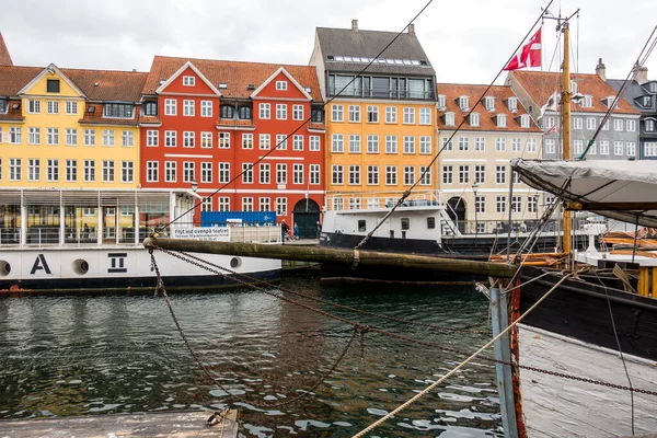 Красивая Архитектура Копенгагена Путешествия Копенгагену — стоковое фото
