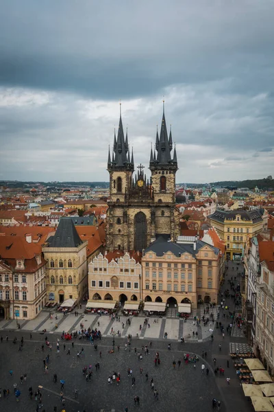 Die Prachtvolle Architektur Des Mittelalterlichen Prag Eine Reise Nach Europa — Stockfoto