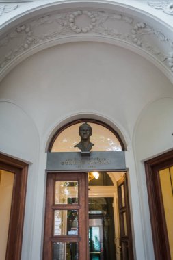 Güz Prag 'ın güzel sokakları ve mimarisi