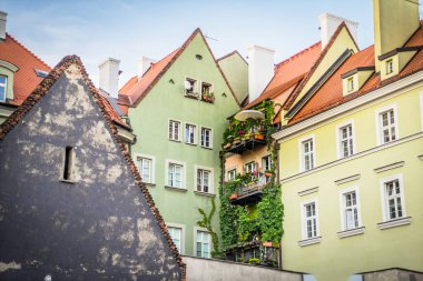 Wroclaw 'ın muhteşem, güzel sokakları