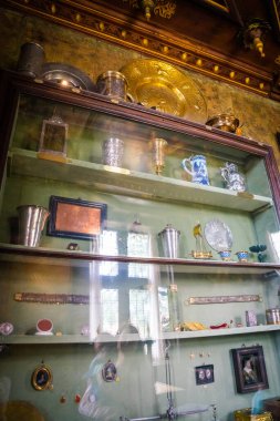 Kopenhag 'daki Rosenborg Kalesi' nin güzel odaları