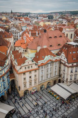 Prag, Çek Cumhuriyeti - 21 Eylül, Prag 'ın güzel sokakları ve mimarisi