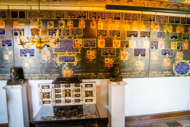COPENHAGEN, DENMARK - July 24: Interior of Rosenborg Castle