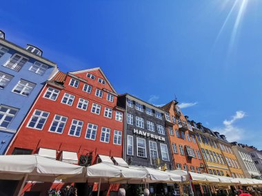 Kopenhag, Danimarka - 23 Temmuz 2019 Büyük Danimarka, Kopenhag ve Deniz