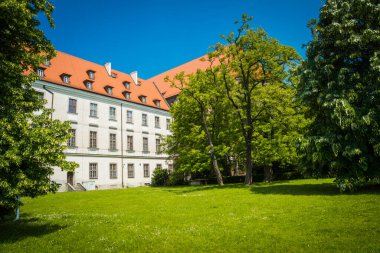 Wrocaw, Polonya - 15 Haziran 2019. Wroclaw 'ın güzel kiliseleri. 