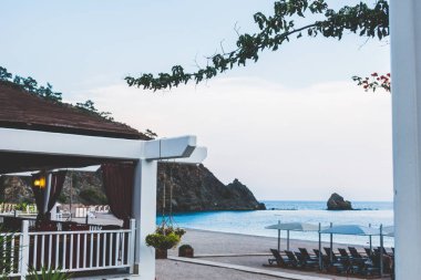Güzel deniz resort sokakları