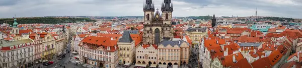 Prachtige Architectuur Van Middeleeuws Praag Een Reis Naar Europa — Stockfoto