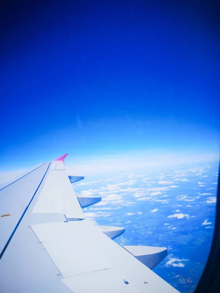 Traveling Plane Travel Background — Stock Photo, Image