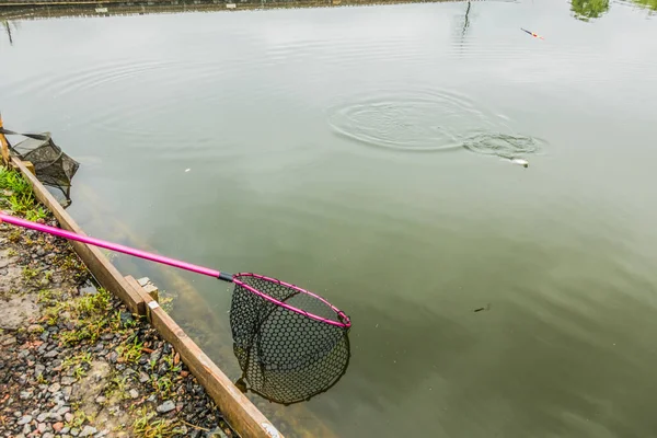 Pesca Fundo Lago — Fotografia de Stock